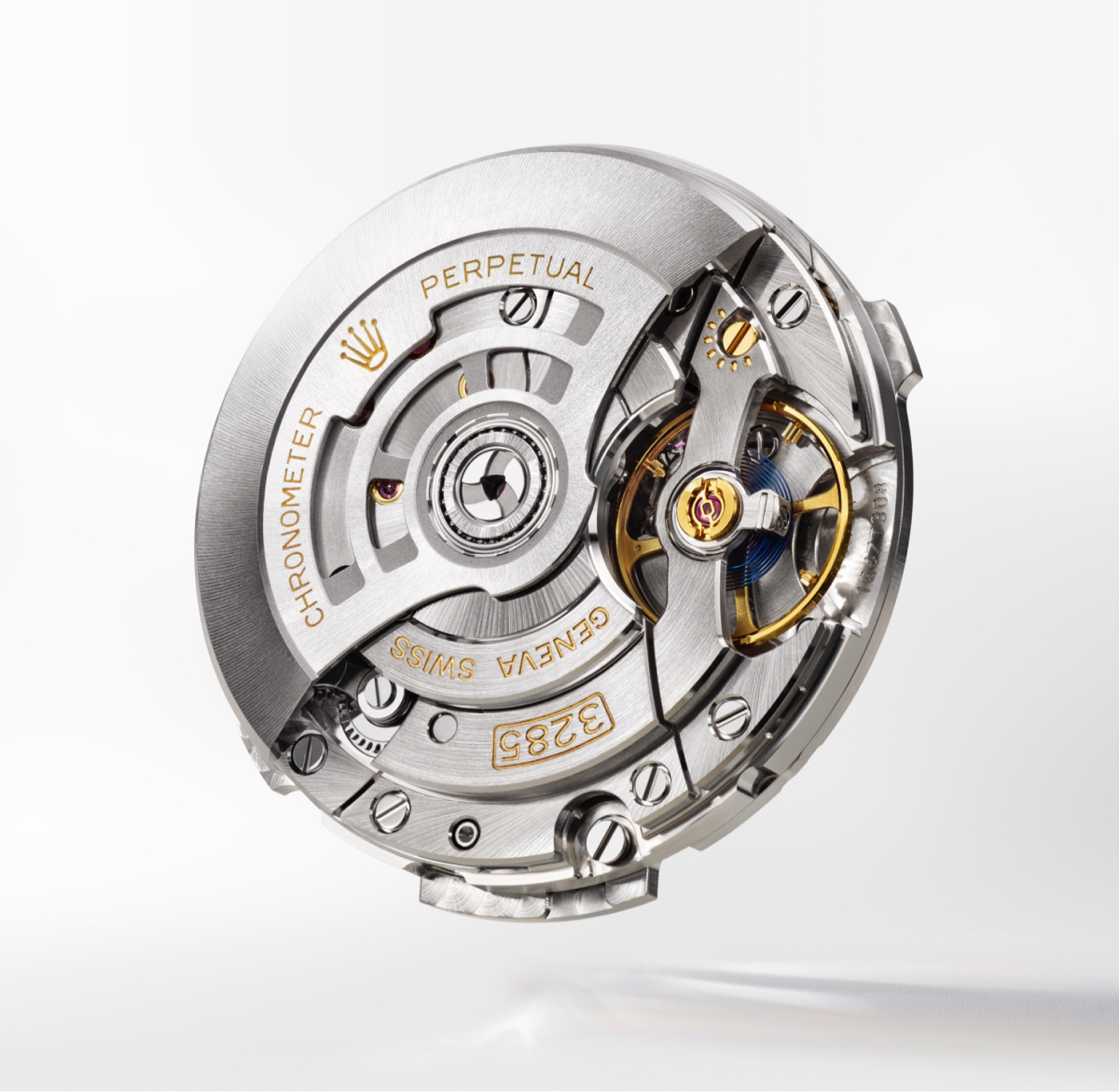 Rolex caliber 3285 self-winding mechanical movement with Perpetual rotor and Chronergy escapement