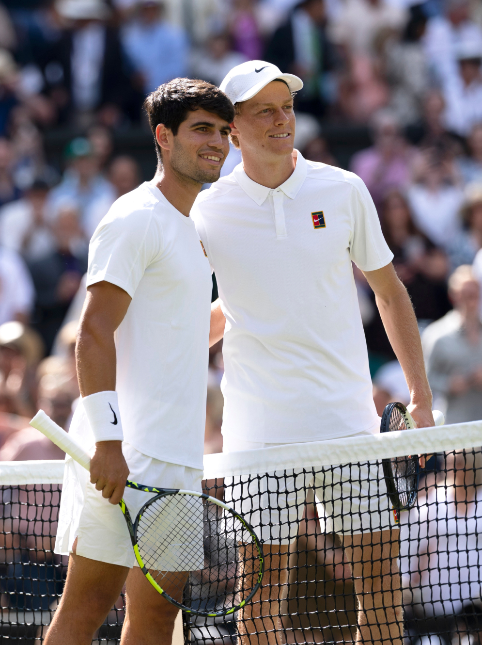 Tennis players at Wimbledon wearing Rolex watches