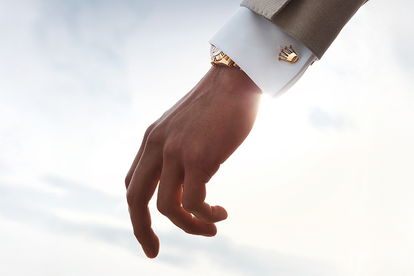 Rolex cufflinks accessory