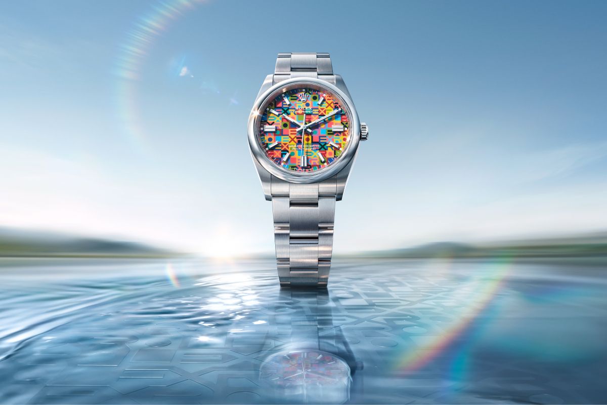 Rolex Oyster Perpetual 36 in Oystersteel with colorful Jubilee motif dial, new watches 2026