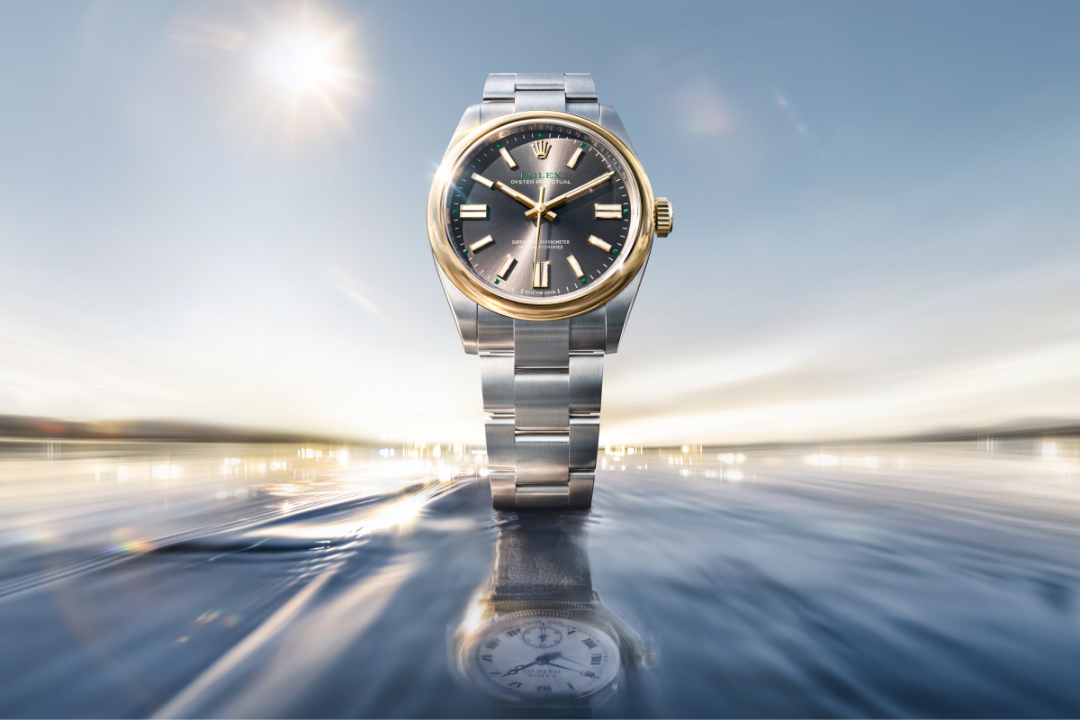 Rolex Oyster Perpetual 41 in yellow Rolesor with slate dial, new watches 2026