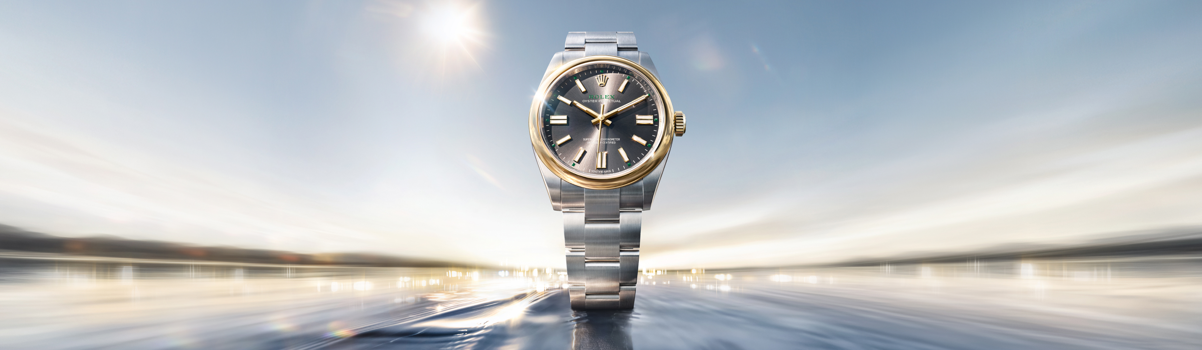 Rolex Oyster Perpetual 41 in yellow Rolesor